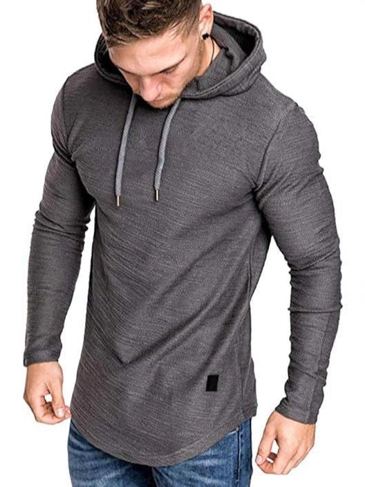 Mens Fashion Hoodies Fleece Long Sleeve Athletic Sweatshirt Pullover T Shirt