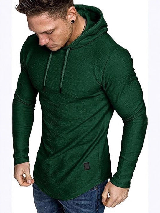 Mens Fashion Hoodies Fleece Long Sleeve Athletic Sweatshirt Pullover T Shirt